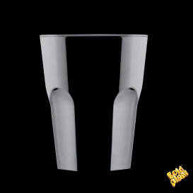 Kubki Wielokrotnego Użytku SAN Rox Czarni 300ml (120 Sztuk)