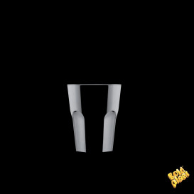 Kubki Wielokrotnego Użytku SAN Kieliszki do Shotów Czarni 40ml (6 Sztuk)