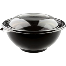 Miski Plastikowe Czarni PET 1150ml Ø180mm (360 Sztuk)