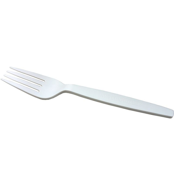 Widelczyki Biodegradowalny CPLA Białe 160mm w Pudełku (50 Sztuk) Widelczyki Biodegradowalny CPLA Białe 160mm w Pudełku (50 Sztuk)
