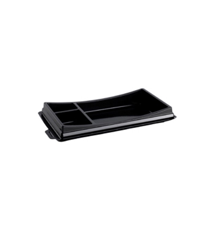 Pojemniki na Sushi Czarni 199x113mm (10 Sztuk) Pojemniki na Sushi Czarni 199x113mm (10 Sztuk)