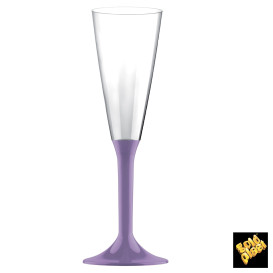 Kieliszki Plastikowe do Wina Musującego na Podstawie Liliowa 160ml 2P (200 Sztuk)