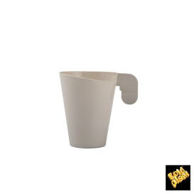 Filiżanki Plastikowe Design Kremowy 72ml (240 Sztuk)