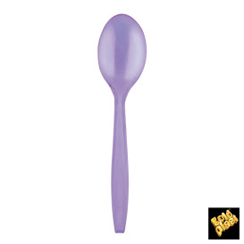 Łyżka Plastikowe PS Premium Liliowa 190mm (50 Sztuk)