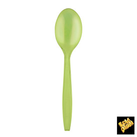 Łyżka Plastikowe PS Premium Zielony Limonka 190mm (50 Sztuk)