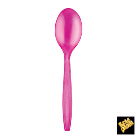 Łyżka Plastikowe PS Premium Fuchsia 190mm (50 Sztuk)