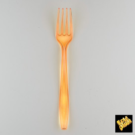 Widelczyki Plastikowe PS Premium Orange 190mm (50 Sztuk)