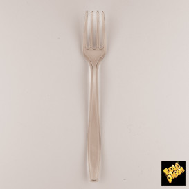 Widelczyki Plastikowe PS Premium Beżowy 190mm (50 Sztuk)