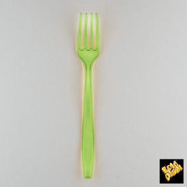 Widelczyki Plastikowe PS Premium Zielony Limonka 190mm (1000 Sztuk)
