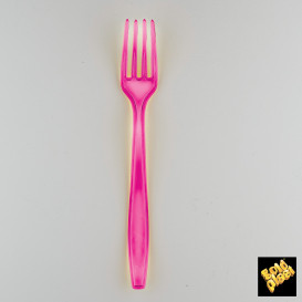 Widelczyki Plastikowe PS Premium Fuchsia 190mm (1000 Sztuk)