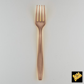 Widelczyki Plastikowe PS Premium Brązowe 190mm (50 Sztuk)