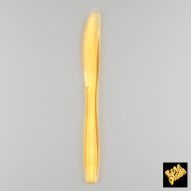 Nóż Plastikowi PS Premium Żółty 190mm (50 Sztuk)