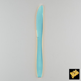 Nóż Plastikowi PS Premium Turkusowe 190mm (50 Sztuk)