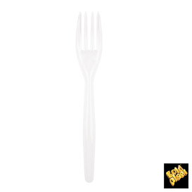 Widelczyki Plastikowe Easy PS Białe 180mm (20 Sztuk)