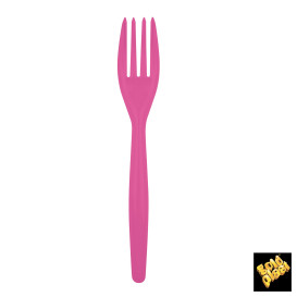Widelczyki Plastikowe Easy PS Fuchsia 180mm (500 Sztuk)