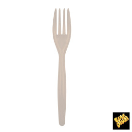 Widelczyki Plastikowe Easy PS Beżowy 180mm (20 Sztuk)