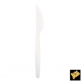 Nóż Plastikowi Easy PS Białe 185mm (500 Sztuk)
