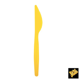 Nóż Plastikowi Easy PS Żółty 185mm (20 Sztuk)
