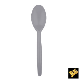 Łyżka Plastikowe Easy PS Szare 185 mm (500 Sztuk)