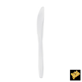 Nóż Plastikowi Easy PP Białe 175mm (100 Sztuk)