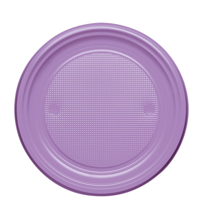 Talerz Plastikowe PS Płaski Liliowa Ø170mm (50 Sztuk) Talerz Plastikowe PS Płaski Liliowa Ø170mm (50 Sztuk)