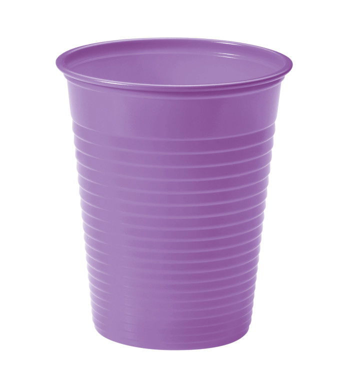 Kubki Plastikowe PS Liliowa 200ml Ø7cm (1500 Sztuk) Kubki Plastikowe PS Liliowa 200ml Ø7cm (1500 Sztuk)