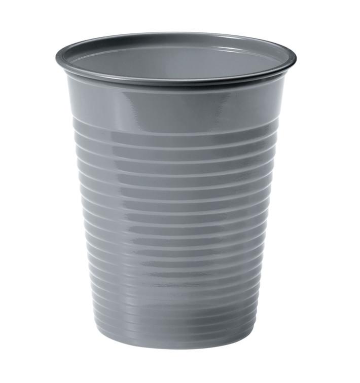 Kubki Plastikowe PS Srebro 200ml Ø7cm (50 Sztuk) Kubki Plastikowe PS Srebro 200ml Ø7cm (50 Sztuk)