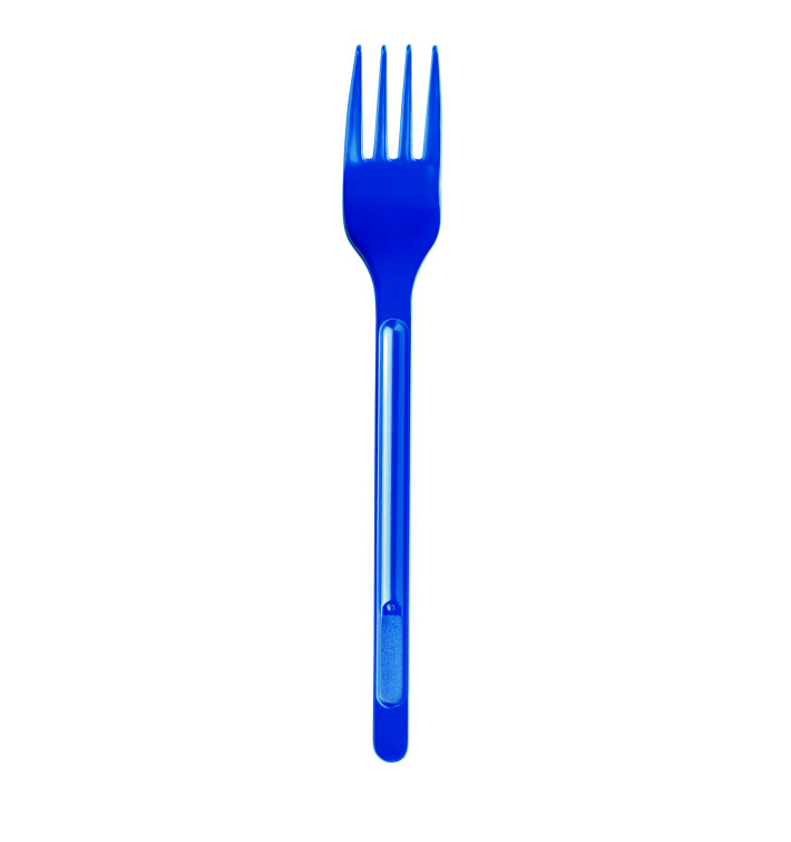 Widelczyki Plastikowe PS Niebieski Ciemny 175mm (600 Sztuk) Widelczyki Plastikowe PS Niebieski Ciemny 175mm (600 Sztuk)