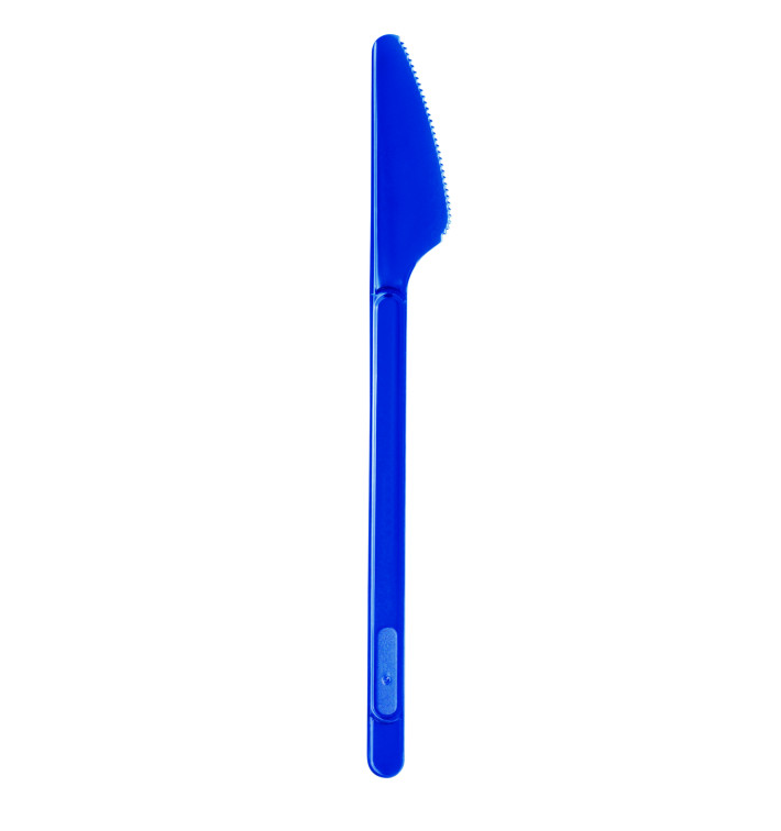 Nóż Plastikowi PS Niebieski Ciemny 175mm (20 Sztuk) Nóż Plastikowi PS Niebieski Ciemny 175mm (20 Sztuk)