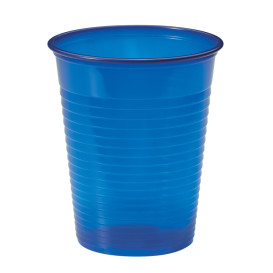 Kubki Plastikowe PS Niebieski Ciemny 200ml Ø7cm (50 Sztuk)