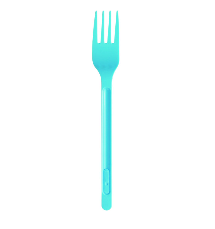 Widelczyki Plastikowe PS Niebieski Światło 175mm (20 Sztuk) Widelczyki Plastikowe PS Niebieski Światło 175mm (20 Sztuk)