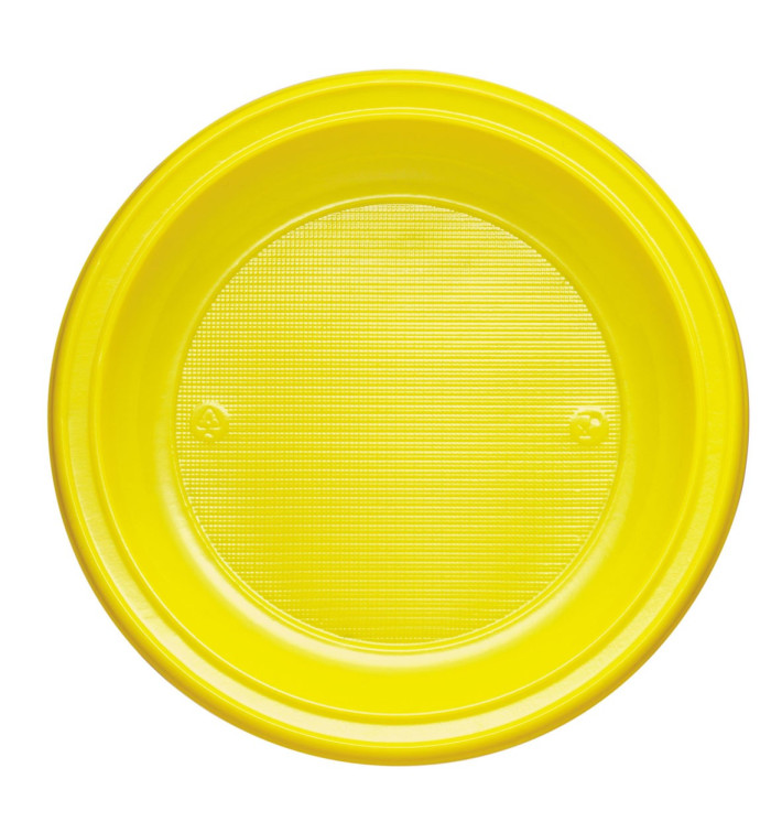 Talerz Plastikowe PS Głębokie Żółty Ø220mm (30 Sztuk) Talerz Plastikowe PS Głębokie Żółty Ø220mm (30 Sztuk)