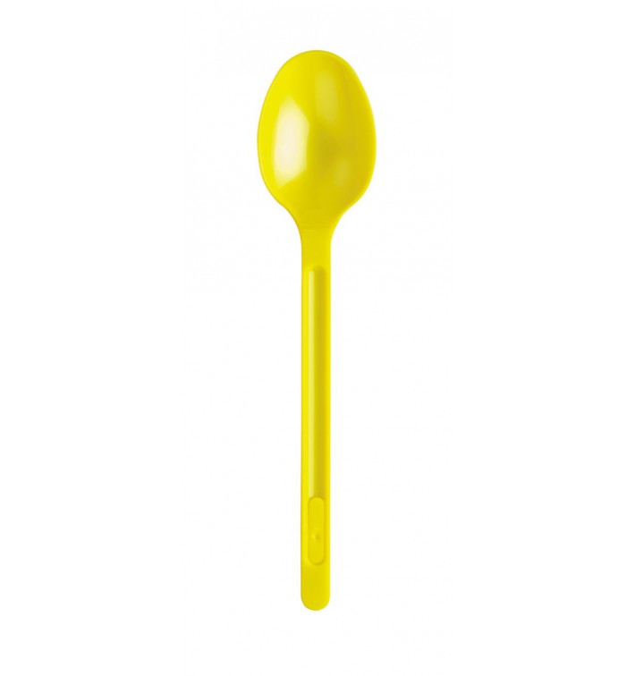Łyżka Plastikowe PS Żółty 175mm (600 Sztuk)