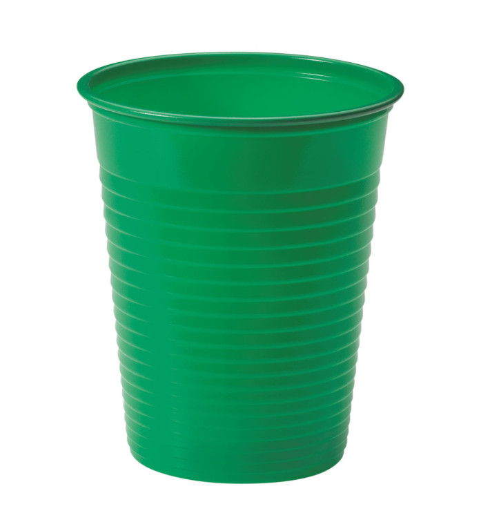 Kubki Plastikowe PS Zielone 200ml Ø7cm (50 Sztuk) Kubki Plastikowe PS Zielone 200ml Ø7cm (50 Sztuk)