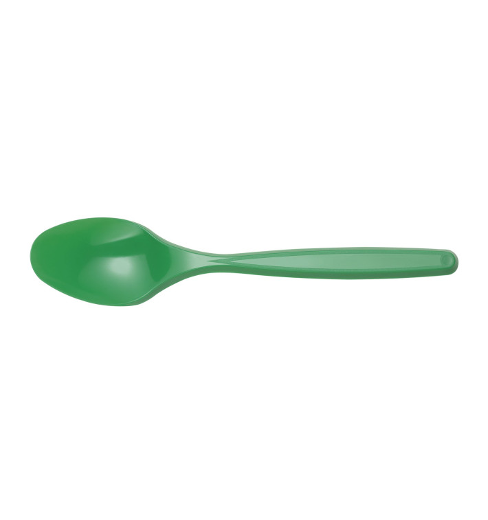Łyżeczki Plastikowe PS Zielone 120mm (40 Sztuk) Łyżeczki Plastikowe PS Zielone 120mm (40 Sztuk)