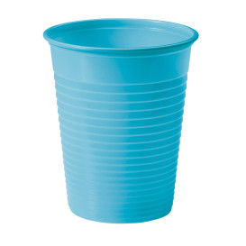 Kubki Plastikowe PS Turkusowe 200ml Ø7cm (50 Sztuk)