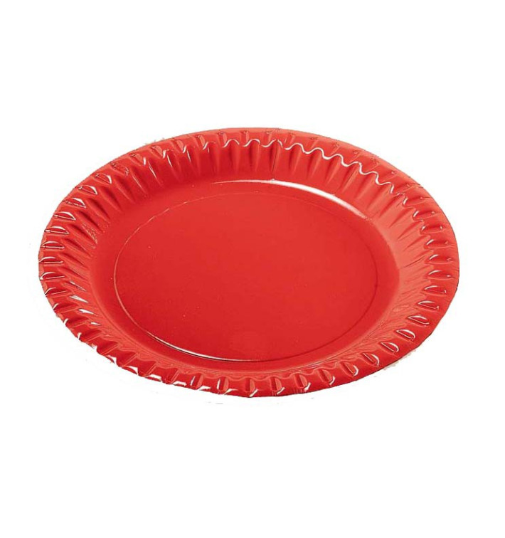 Talerz Papierowe Okrągłe "Party" Czerwerne 180mm (300 Sztuk) Talerz Papierowe Okrągłe "Party" Czerwerne 180mm (300 Sztuk)