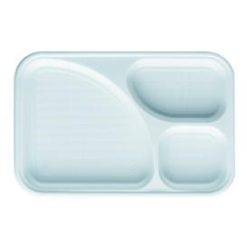 Tacki Plastikowe PS Białe 3C 315x210mm (400 Sztuk)
