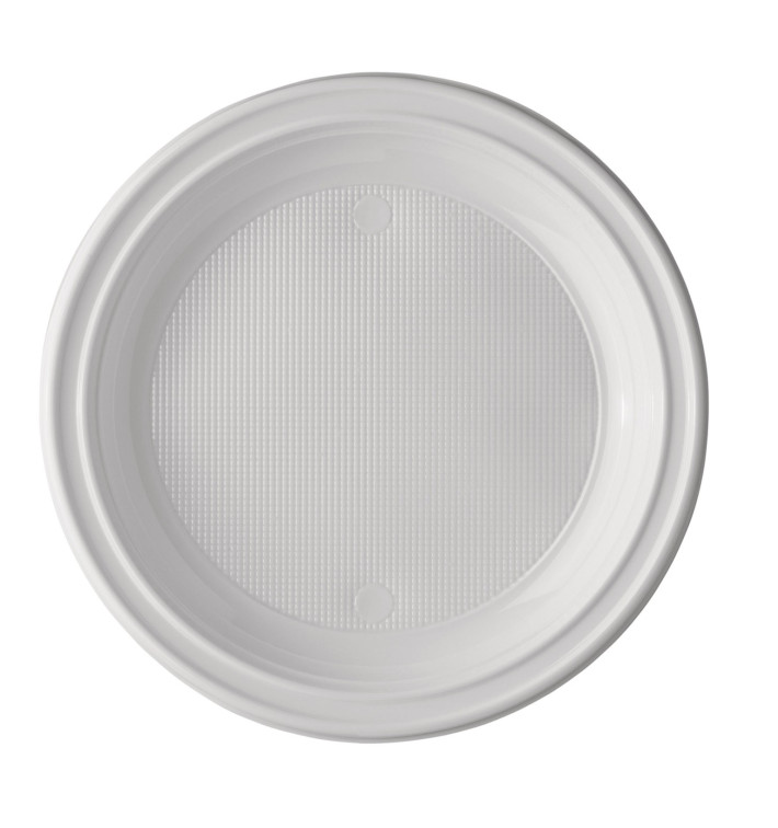Talerz Plastikowe PS Głębokie Białe 220 mm (100 Sztuk) Talerz Plastikowe PS Głębokie Białe 220 mm (100 Sztuk)