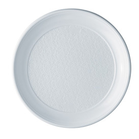 Talerz Plastikowe PS Płaski Białe 250 mm (800 Sztuk)