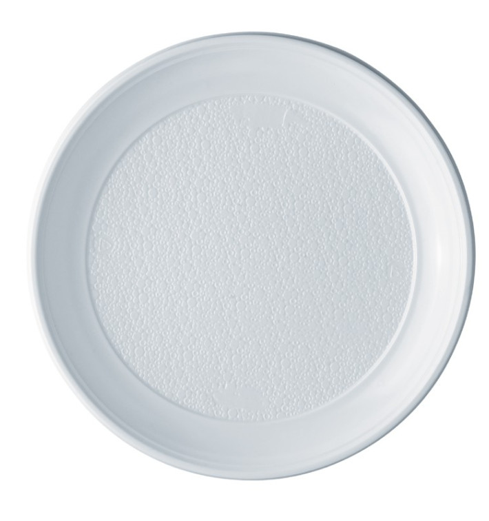 Talerz Plastikowe PS Płaski Białe 250 mm (800 Sztuk) Talerz Plastikowe PS Płaski Białe 250 mm (800 Sztuk)