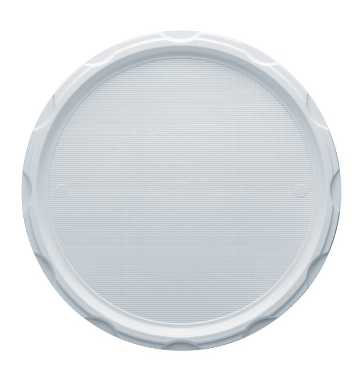 Talerz Plastikowe PS do Pizzi Białe 320 mm (100 Sztuk) Talerz Plastikowe PS do Pizzi Białe 320 mm (100 Sztuk)