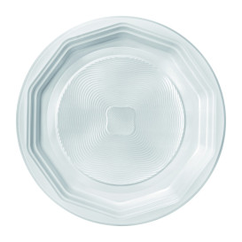 Talerz Plastikowe PP Płaski Białe "Deka" 220 mm (400 Sztuk)