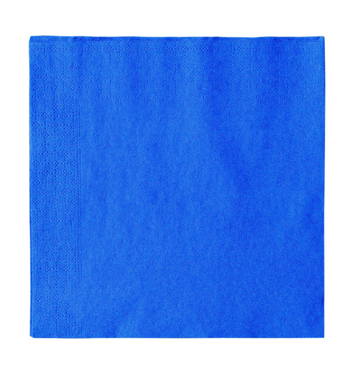 Serwetki Papierowe 2 Warstwy Niebieski Ciemny 33x33cm (50 Sztuk) Serwetki Papierowe 2 Warstwy Niebieski Ciemny 33x33cm (50 Sztuk)
