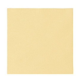 Paper Napkin 2 Layers Crema 33x33cm (50 Units) 