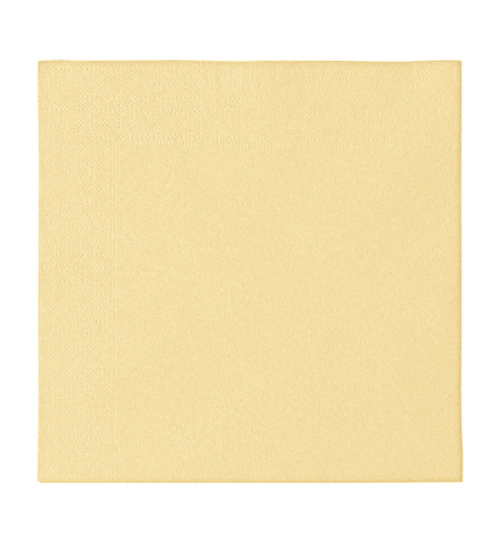 Paper Napkin 2 Layers Crema 33x33cm (1200 Units) Paper Napkin 2 Layers Crema 33x33cm (1200 Units)