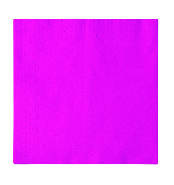 Serwetki Papierowe 2 Warstwy Fuchsia 33x33cm (1200 Sztuk) Serwetki Papierowe 2 Warstwy Fuchsia 33x33cm (1200 Sztuk)