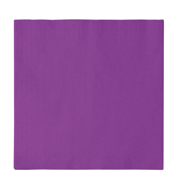 Paper Napkin 2 Layers Violet 33x33cm (1200 Units) Paper Napkin 2 Layers Violet 33x33cm (1200 Units)