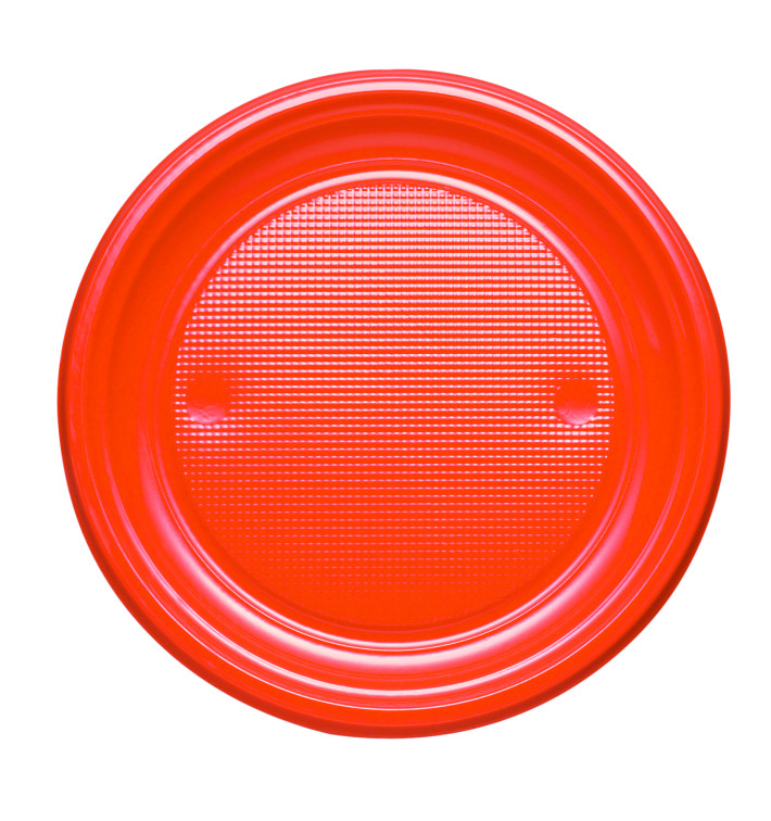 Talerz Plastikowe PS Płaski Orange Ø170mm (1100 Sztuk) Talerz Plastikowe PS Płaski Orange Ø170mm (1100 Sztuk)