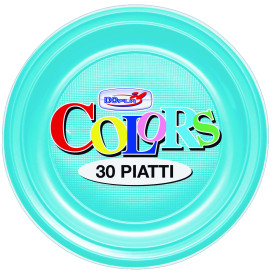Talerz Plastikowe PS Głębokie Turkusowe Ø220mm (600 Sztuk)
